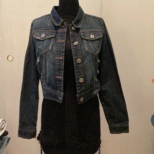 Highway Jeans Distressed Denim Jean Jacket - Children's Large